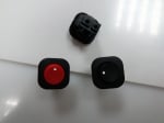 ΔΙΑΚΟΠΤΗΣ 2P ON-OFF 6A/250V ΚΟΚΚΙΝΟΣ/ΜΑΥΡΟΣ με ακροδέκτη πολυελαίου