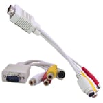 Προσαρμογέας VGA σε 3 RCA+SVHS