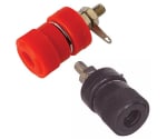Banana socket 4mm B95 RED-BLACK