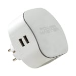 ΔΙΑΧΩΡΙΣΤΗΣ 2-ka PM-17593+ 2 USB 5V 2.1A