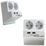 ΔΙΑΧΩΡΙΣΤΗΣ 2-ka PM-16892+ 2 USB 5V 2.1A ΒΑΣΗ GSM