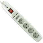РАЗКЛОНИТЕЛ 4-ka+1-ца+2usb 2m pm-17594