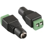 PC-002 JACK 5.5x2.1mm MALE с лустър клема
