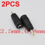 DC PLUG 5.5x2.5mm male -2.5x0.8 female