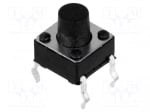 Διακόπτης Tact 4P 6x6x10 h7mm