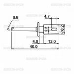 Test Clip R8-H16E-B Black