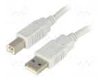 CABLE USB2.0 A USB B PRINTER 5m