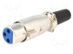 CANON θηλυκό XLR-3G φακός