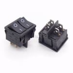 SWITCH ROCKER double KCD2 4P 2xON-ON
