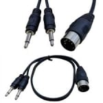 CABLE 5 DIN-2x3.5mm MONO 1.5m