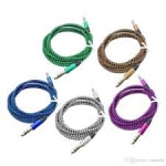 CABLE 3.5/3.5 stereo jack 1.5m Textil