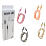 CABLE 3.5/3.5 stereo jack 1.5m Textil