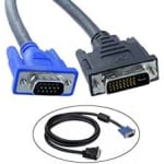ΚΑΛΩΔΙΟ VGA αρσενικό - DVI 12+5 αρσενικό 1.5m