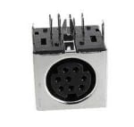 SVHS Socket Mount 8pin Nikel