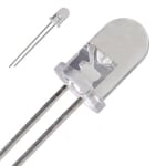 LED 5 χιλ. κίτρινο Διαφανές