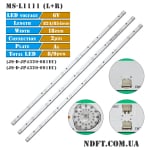 LED Backlight JS-D-JP4320-A-B 81EC set-3 LED315-6