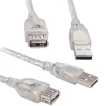 CABLE USB 2.0 AM/BF 10m 18806