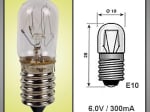 LAMP 6V 300mA E10