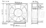 FAN 120x120x25 220V 2P