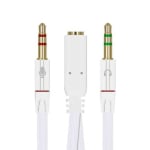 CABLE 3.5mm F to 2x3.5mm M