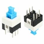 Διακόπτης κουμπιού με πλήκτρο 6x6 mm