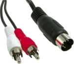 ΚΑΛΩΔΙΟ-305 5 DIN αρσενικό 2RCA αρσενικό