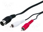 ΚΑΛΩΔΙΟ-305 5 DIN αρσενικό 2RCA αρσενικό
