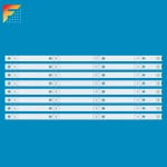 Led Backlight 49HR330M04A2 V3 LED654 set-8pcs