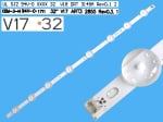 Led Backlight 32\" V17 ART3 2855 REV0.3 LED617
