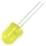 LED BL 10mm κίτρινο L-816BYD