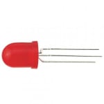 LED BL 10mm RED L-819IID
