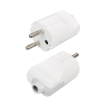 UPS MALE PLUG EARTHED TAILED VEA VE-111