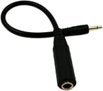 CABLE-419 3.5mm male-6.35mm fe MONO JACK