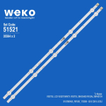 Led Backlight SVV280A05_REV00 set-2pcs
