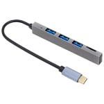 ΑΝΑΓΝΩΣΤΗΣ ΚΑΡΤΩΝ ΜΝΗΜΗΣ PM-6943 USB TYPE-C 3.1 SD+TF