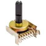 Potentiometer 2x100K line 6mm 7p