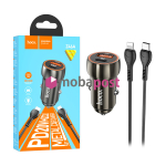 CAR Charger Z46A 12V 38W TYPE-C+USB 3.0