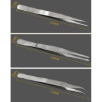 Tweezers 3 pcs TS-9803