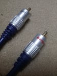 CABLE 2/2RCA BLUE 5m