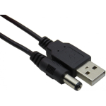 Cable Dc male power USB AM TO 5.5X2.1mm