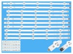 Led Backlight LG 42\" ROW2.1 Rev0.0 set-10 LED114-7