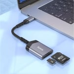 ΑΝΑΓΝΩΣΤΗΣ ΚΑΡΤΩΝ UA25 USB-C σε SD/TF OTG έως 2TB