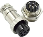 Σύνδεσμος αέρα GX16-7pin θηλυκός 16mm
