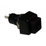 BUTTON M10 Black 2P Hold SMPS15mm