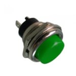 BUTTON Green M16 19mm