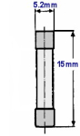 ΑΣΦΑΛΕΙΑ Γυαλί 4A 5x15mm μίνι