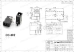Υποδοχή DC-002 3,5X1,3 χιλ.