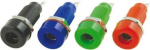 Banana socket RED-BLACK R1-22-B/R