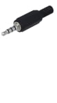 JC-135 2.5mm Stereo Jack 3 pin PVC