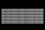 Κιτ φωτισμού LED CY-55DN-2W-33V-300MALED σετ-10 ES-3713